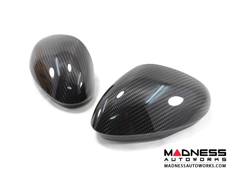 Maserati Grecale Mirror Covers - Carbon Fiber - Full Replacements